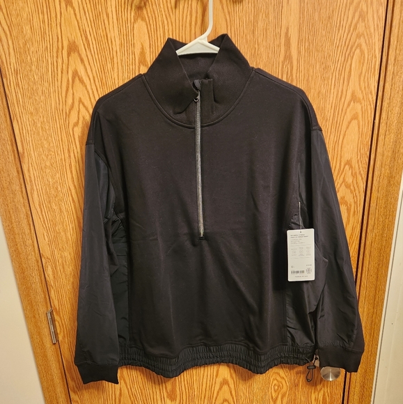 Athleta Tops - Athleta Triumph Hybrid half zip sweatshirt L NWT